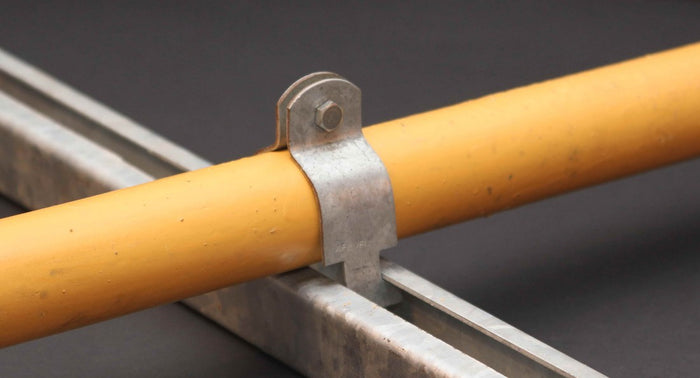 Pipe Clamp on SAM Strut Channels — AFROFIX